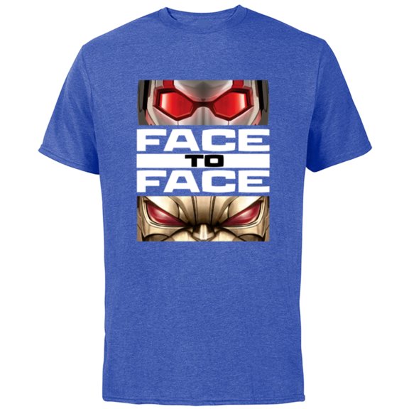 Marvel Ant-Man and the Wasp: Quantumania MODOK Face to Face - Short Sleeve Cotton T-Shirt for Adults - Customized-Royal Heather