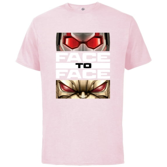 Marvel Ant-Man and the Wasp: Quantumania MODOK Face to Face - Short Sleeve Cotton T-Shirt for Adults - Customized-Soft Pink