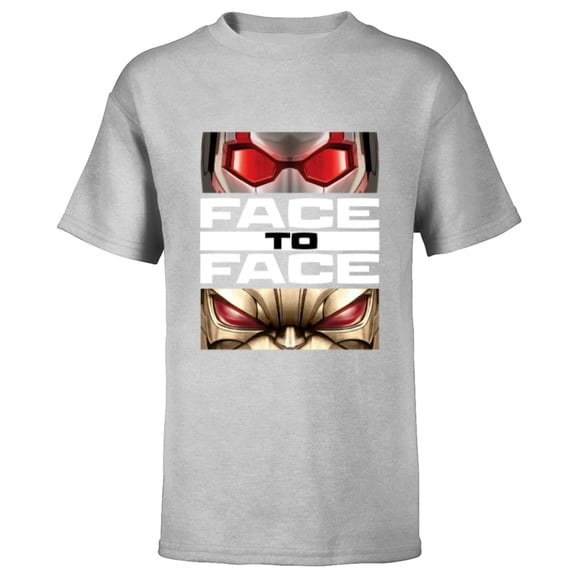 Marvel Ant-Man and the Wasp: Quantumania MODOK Face to Face - Short Sleeve T-Shirt for Kids - Customized-Athletic Heather