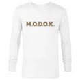 thumbnail image 1 of Marvel Ant-Man and the Wasp: Quantumania MODOK Name Logo - Long Sleeve T-Shirt for Men - Customized-White, 1 of 5