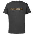 thumbnail image 1 of Marvel Ant-Man and the Wasp: Quantumania MODOK Name Logo - Short Sleeve Cotton T-Shirt for Adults - Customized-Charcoal, 1 of 5