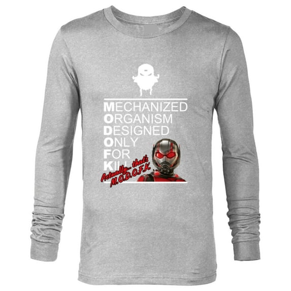 Marvel Ant-Man and the Wasp: Quantumania MODOK or MODOFK? - Long Sleeve T-Shirt for Men - Customized-Athletic Heather