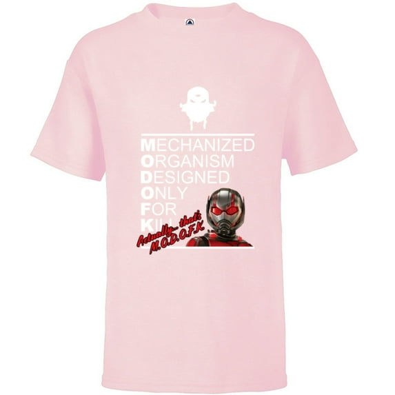 Marvel Ant-Man and the Wasp: Quantumania MODOK or MODOFK? - Short Sleeve T-Shirt for Kids - Customized-Soft Pink