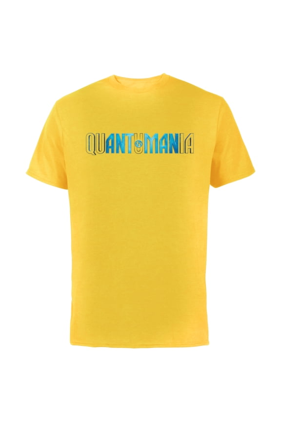Ant-Man and the Wasp: Quantumania Movie Logo Reveal - Short Sleeve Cotton T-Shirt for Adults - Customized-Yellow