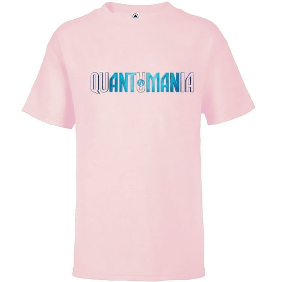 Marvel Ant-Man and the Wasp: Quantumania Movie Logo Reveal - Short Sleeve T-Shirt for Kids - Customized-Soft Pink