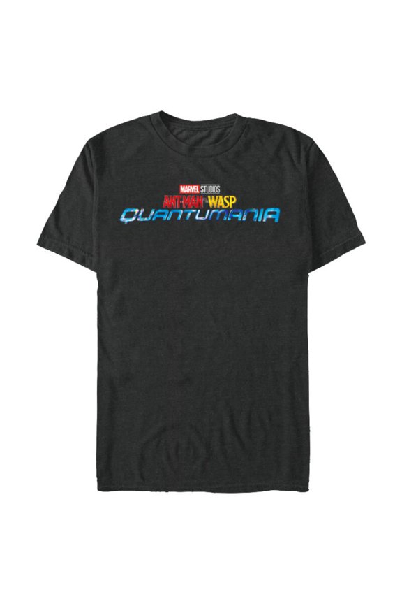 Ant-Man and the Wasp: Quantumania Movie Logo - Short Sleeve Blended T-Shirt for Adults - Customized-Dark Heather