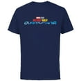 thumbnail image 1 of Marvel Ant-Man and the Wasp: Quantumania Movie Logo - Short Sleeve Cotton T-Shirt for Adults - Customized-Navy, 1 of 5