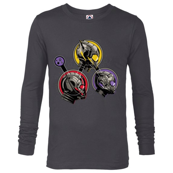Marvel Ant-Man and the Wasp: Quantumania Scott Hope Cassie - Long Sleeve T-Shirt for Men - Customized-Charcoal Heather