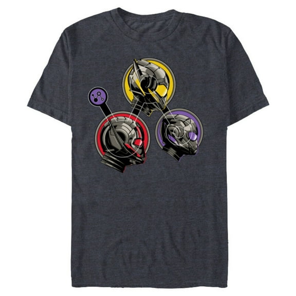 Marvel Ant-Man and the Wasp: Quantumania Scott Hope Cassie - Short Sleeve Blended T-Shirt for Adults - Customized-Navy Heather