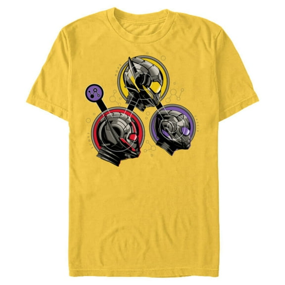 Marvel Ant-Man and the Wasp: Quantumania Scott Hope Cassie - Short Sleeve Blended T-Shirt for Adults - Customized-Yellow