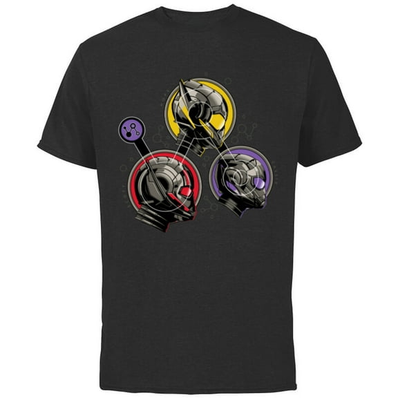 Marvel Ant-Man and the Wasp: Quantumania Scott Hope Cassie - Short Sleeve Cotton T-Shirt for Adults - Customized-Black