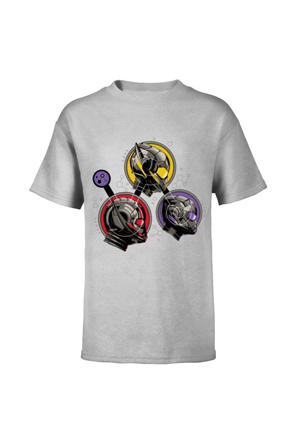 Ant-Man and the Wasp: Quantumania Scott Hope Cassie - Short Sleeve T-Shirt for Kids - Customized-Athletic Heather