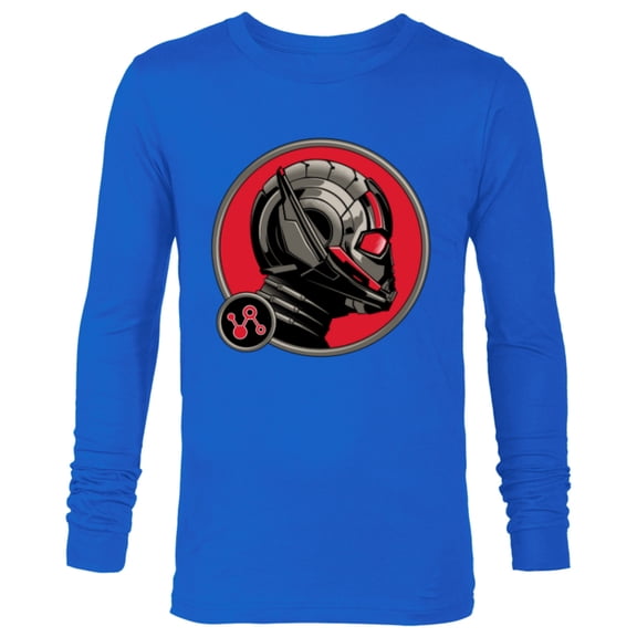 Marvel Ant-Man and the Wasp: Quantumania Scott Lang Helmet - Long Sleeve T-Shirt for Men - Customized-Navy