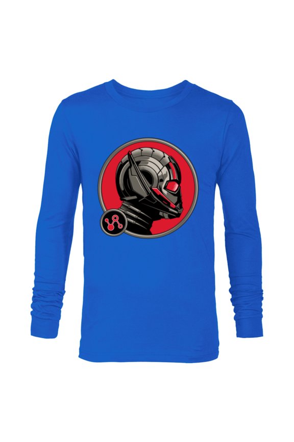 Ant-Man and the Wasp: Quantumania Scott Lang Helmet - Long Sleeve T-Shirt for Men - Customized-Navy