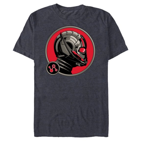 Marvel Ant-Man and the Wasp: Quantumania Scott Lang Helmet - Short Sleeve Blended T-Shirt for Adults - Customized-Navy Heather