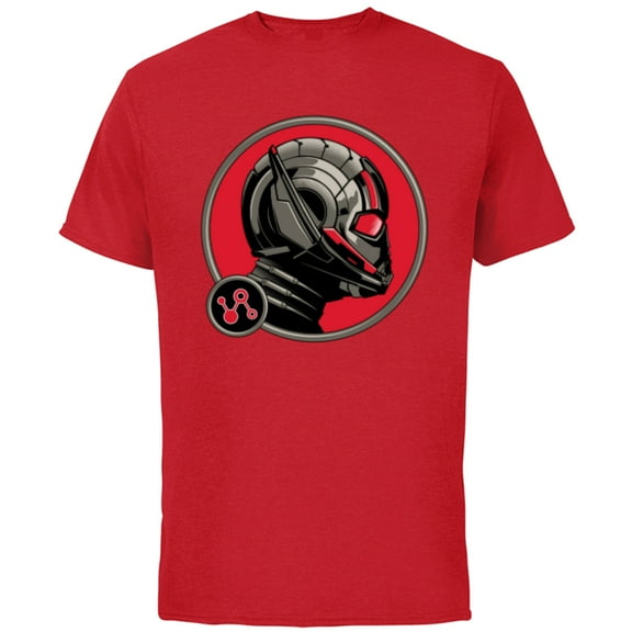 Marvel Ant-Man and the Wasp: Quantumania Scott Lang Helmet - Short Sleeve Cotton T-Shirt for Adults - Customized-Red