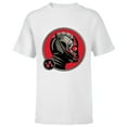 thumbnail image 1 of Marvel Ant-Man and the Wasp: Quantumania Scott Lang Helmet - Short Sleeve T-Shirt for Kids - Customized-White, 1 of 5