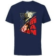 thumbnail image 1 of Marvel Ant-Man and the Wasp: Quantumania Super Size Shift - Short Sleeve Cotton T-Shirt for Adults - Customized-Navy, 1 of 5