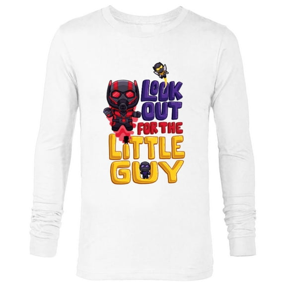 Marvel Ant-Man and the Wasp: Quantumania The Little Guy - Long Sleeve T-Shirt for Men - Customized-White