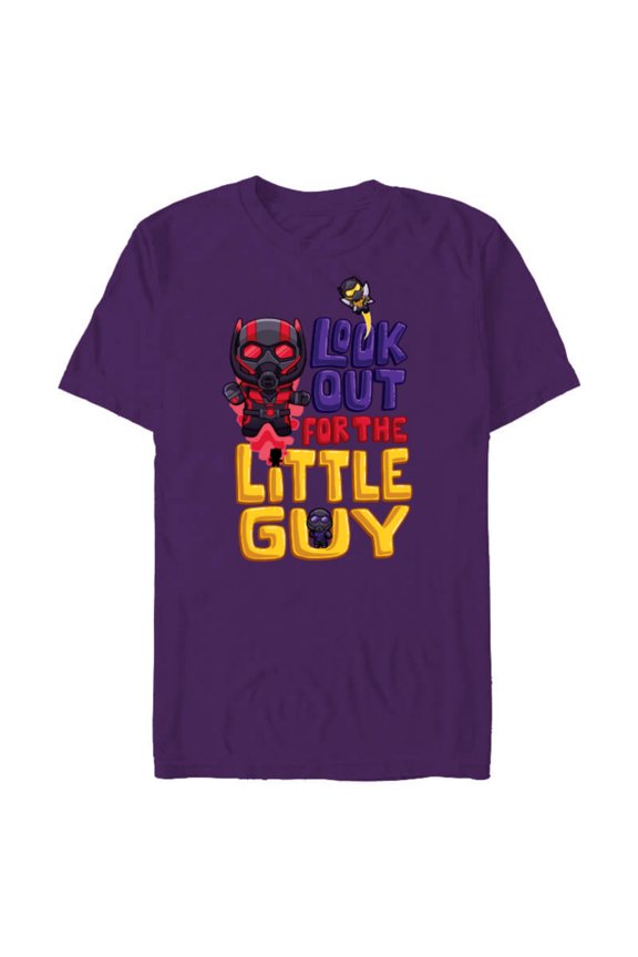 Ant-Man and the Wasp: Quantumania The Little Guy - Short Sleeve Blended T-Shirt for Adults - Customized-Purple