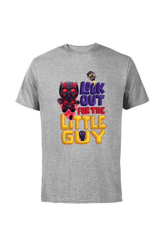 Ant-Man and the Wasp: Quantumania The Little Guy - Short Sleeve Cotton T-Shirt for Adults - Customized-Athletic Heather