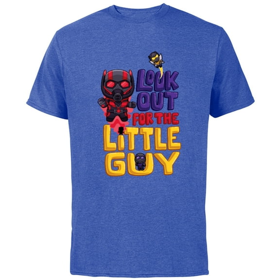 Marvel Ant-Man and the Wasp: Quantumania The Little Guy - Short Sleeve Cotton T-Shirt for Adults - Customized-Royal Heather