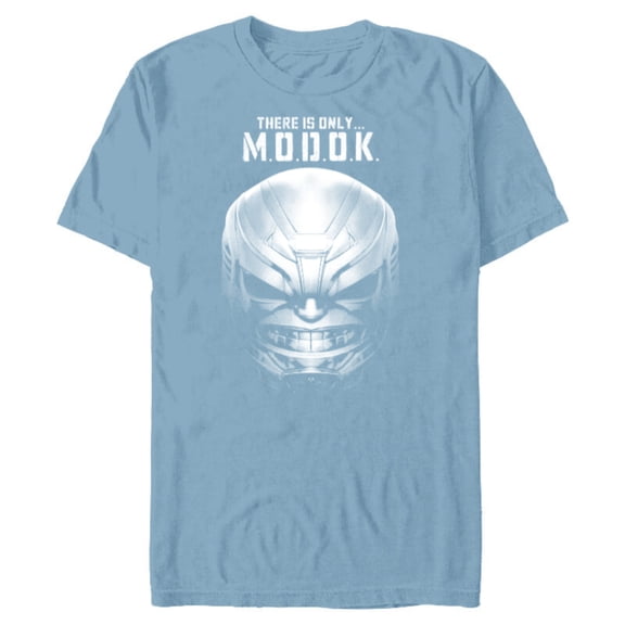Marvel Ant-Man and the Wasp: Quantumania There is Only MODOK - Short Sleeve Blended T-Shirt for Adults - Customized-Ocean Blue