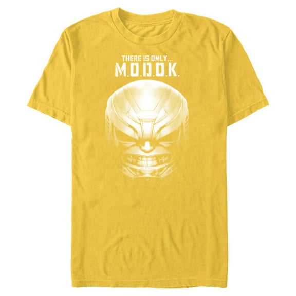 Marvel Ant-Man and the Wasp: Quantumania There is Only MODOK - Short Sleeve Blended T-Shirt for Adults - Customized-Yellow