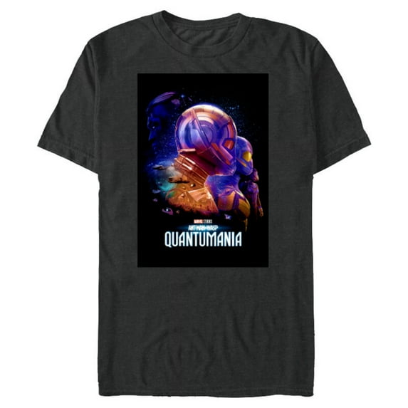 Marvel Ant-Man and the Wasp: Quantumania Trailer Poster - Short Sleeve Blended T-Shirt for Adults - Customized-Dark Heather