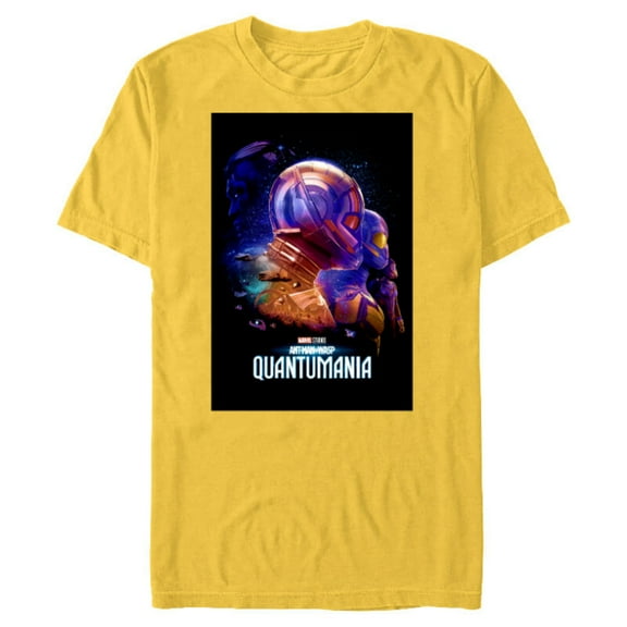 Marvel Ant-Man and the Wasp: Quantumania Trailer Poster - Short Sleeve Blended T-Shirt for Adults - Customized-Yellow