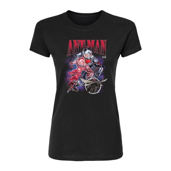 Marvel - Antman Collage - Juniors Fitted Graphic T-Shirt