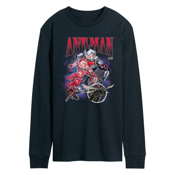 Marvel - Antman Collage - Men's Long Sleeve Graphic T-Shirt