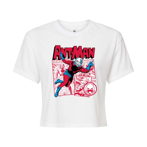 Marvel - Antman Retro Cropped Graphic T-Shirt
