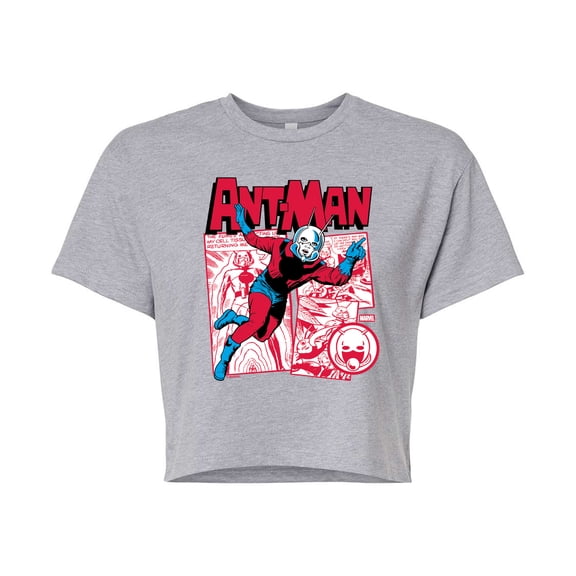 Marvel - Antman Retro - Juniors Cropped Graphic T-Shirt