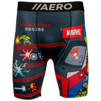 Marvel Captain America Shield and Comic Aero Boxer Briefs