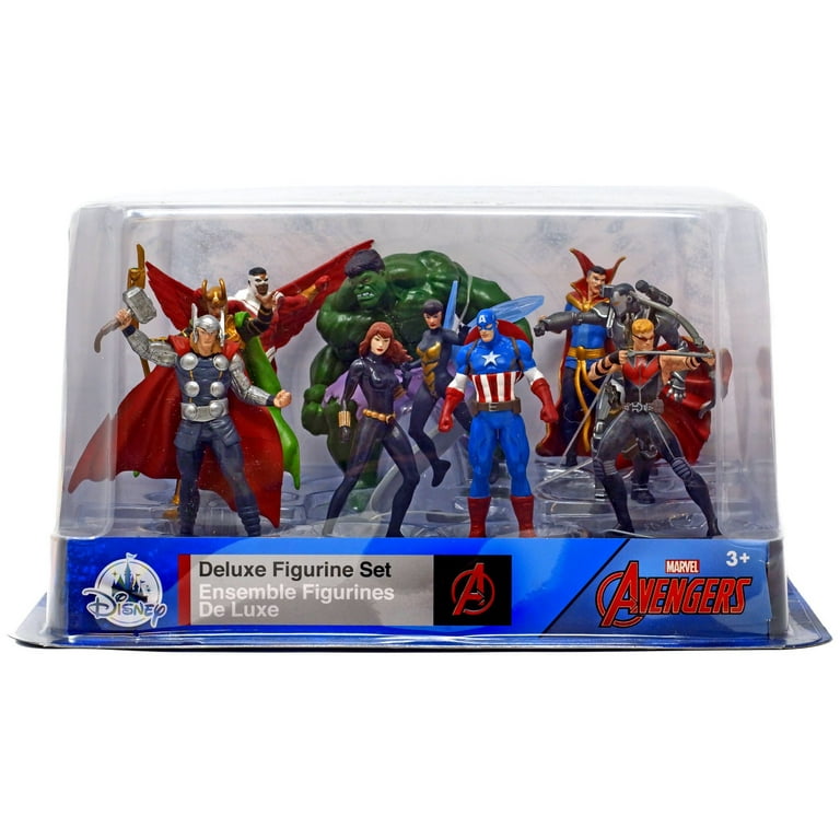 Marvel The Avengers 10-Piece PVC Figure Play Set [Falcon, Loki