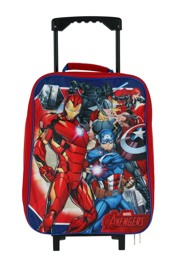 Avengers 15" Collapsible Wheeled Pilot Case - Small Rolling Luggage