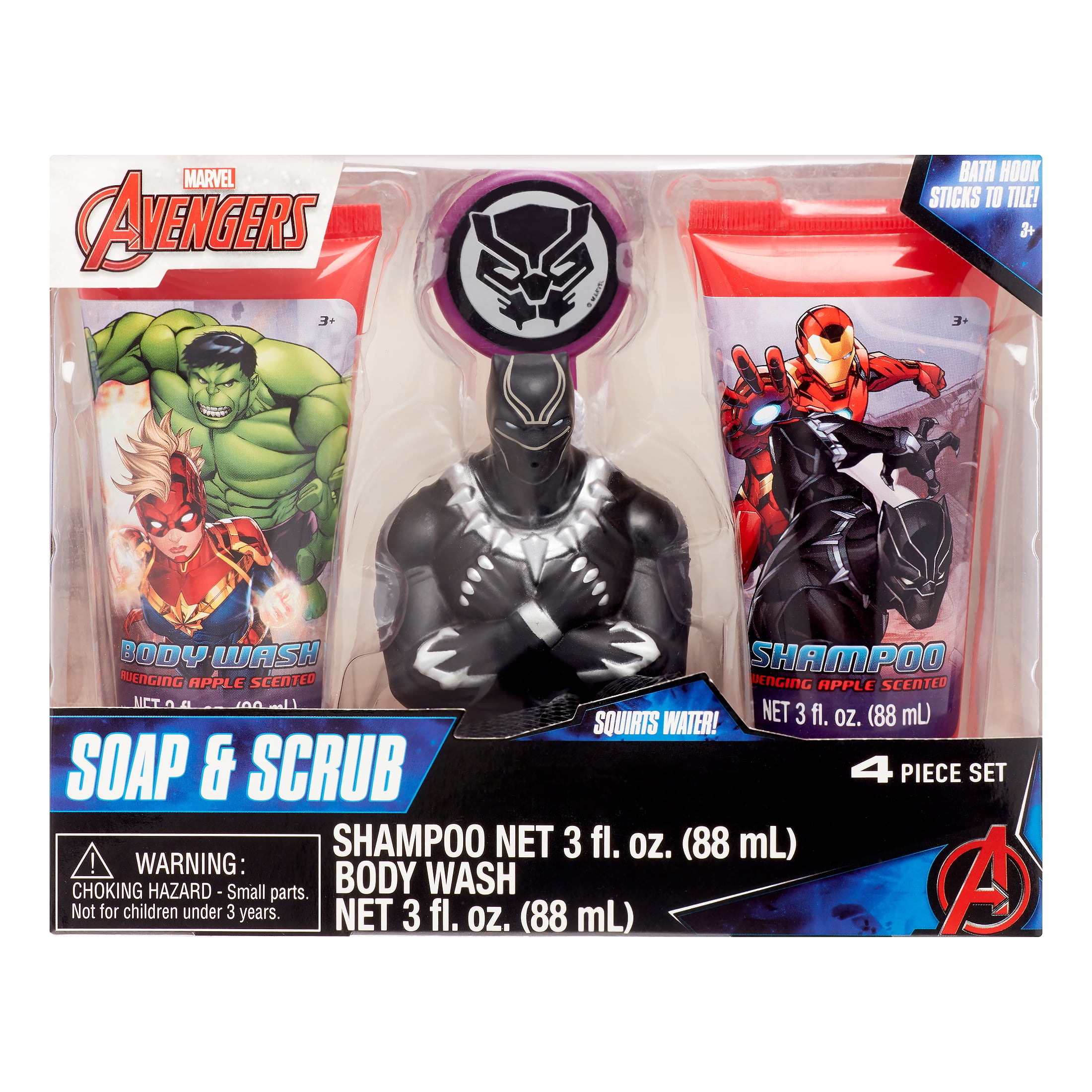 Marvel Spiderman Soap & Scrub Shampoo and Body Wash Bath Set 4pcs for sale  online