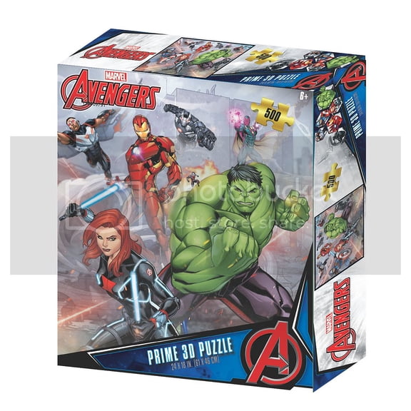 Marvel Avengers 500 Piece Prime 3D Puzzle Ages 6+
