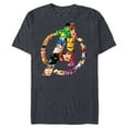 thumbnail image 1 of Marvel Avengers 60th Anniversary A-Logo Symbol Circle Faces- Short Sleeve Blended T-Shirt for Adults - Customized-Navy Heather, 1 of 5