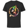 thumbnail image 1 of Marvel Avengers 60th Anniversary A-Logo Symbol Circle Faces- Short Sleeve Cotton T-Shirt for Adults - Customized-Black, 1 of 5