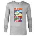 thumbnail image 1 of Marvel Avengers 60th Anniversary Classic Color Slices Retro- Long Sleeve T-Shirt for Men - Customized-Athletic Heather, 1 of 5