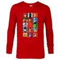 thumbnail image 1 of Marvel Avengers 60th Anniversary Since 1963 Classic Grid- Long Sleeve T-Shirt for Men - Customized-New Red, 1 of 5