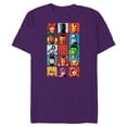 thumbnail image 1 of Marvel Avengers 60th Anniversary Since 1963 Classic Grid- Short Sleeve Blended T-Shirt for Adults - Customized-Purple, 1 of 5