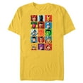 thumbnail image 1 of Marvel Avengers 60th Anniversary Since 1963 Classic Grid- Short Sleeve Blended T-Shirt for Adults - Customized-Yellow, 1 of 5
