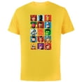 thumbnail image 1 of Marvel Avengers 60th Anniversary Since 1963 Classic Grid- Short Sleeve Cotton T-Shirt for Adults - Customized-Yellow, 1 of 5