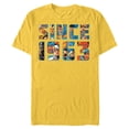 thumbnail image 1 of Marvel Avengers 60th Anniversary Since 1963 Retro Classic- Short Sleeve Blended T-Shirt for Adults - Customized-Yellow, 1 of 5