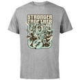 thumbnail image 1 of Marvel Avengers 60th Anniversary Stronger Together Retro- Short Sleeve Cotton T-Shirt for Adults - Customized-Athletic Heather, 1 of 5
