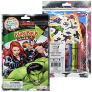 Marvel Avengers 6pc Grab and Go Play Pack Coloring Book Boys Ages 3 and Up