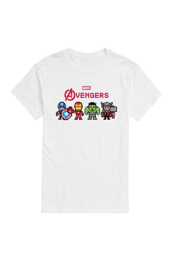 - Avengers 8 Bit - Men's Short Sleeve Graphic T-Shirt